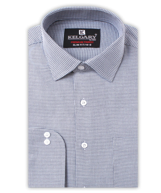 GREY CHECK FORMAL SHIRT