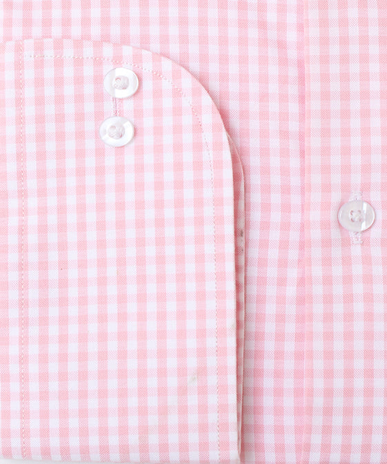 PINK CHECK FORMAL SHIRT