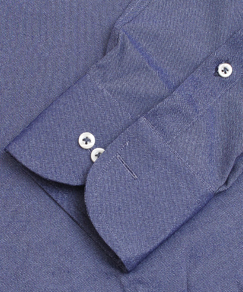 DARK BLUE SHAMRY TEXTURE FORMAL SHIRT