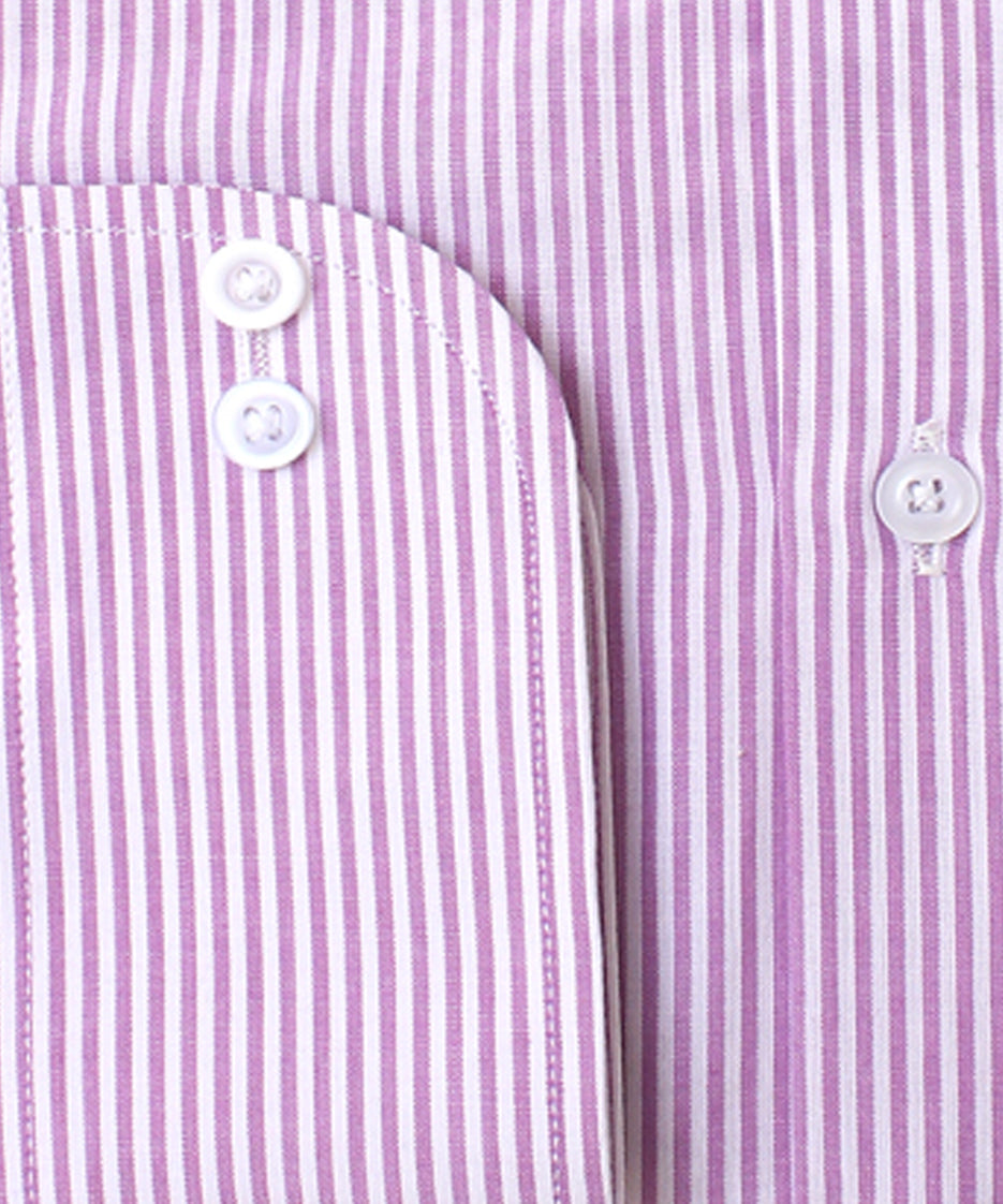 MAJENTA STRIPES FORMAL SHIRT