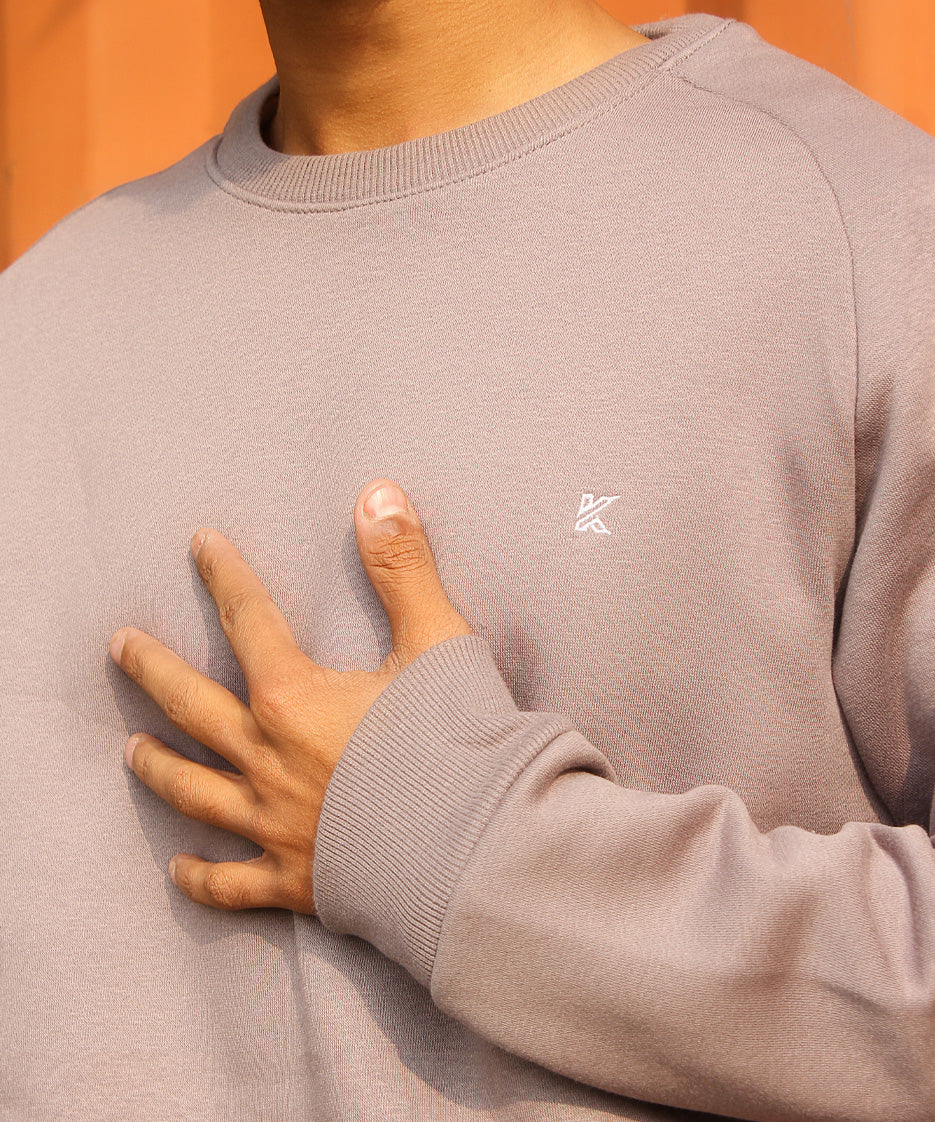 LIGHT GRAY SWEATSHIRT FULL SLEEVES