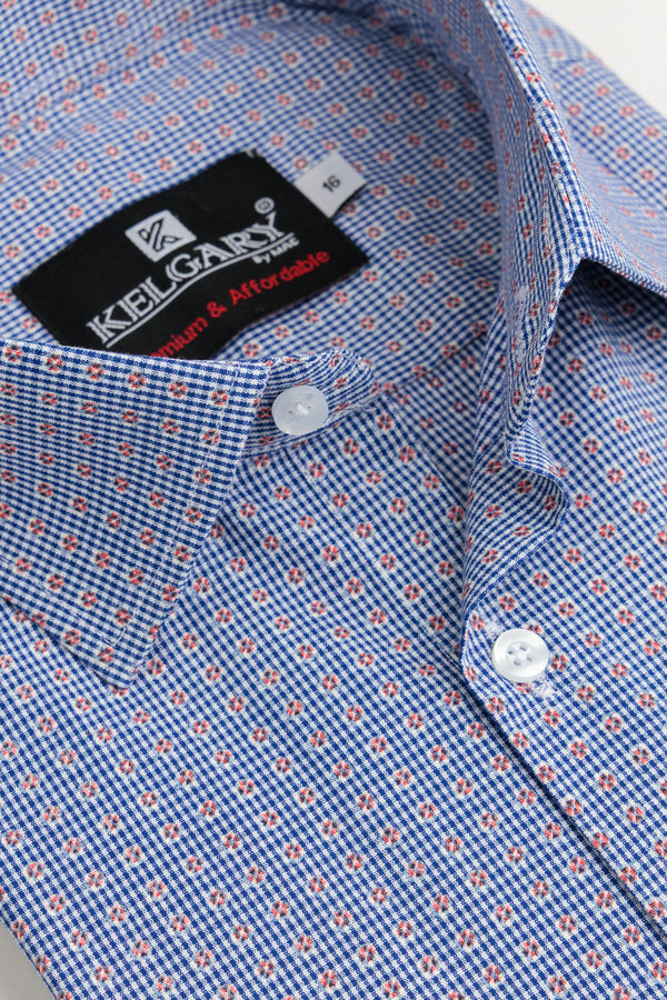 Premium Series Blue check shirt new collection