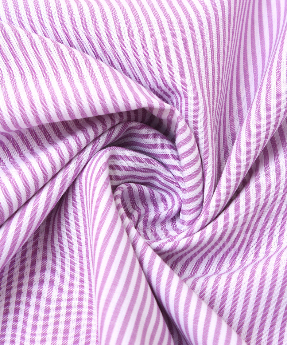 MAJENTA STRIPES FORMAL SHIRT