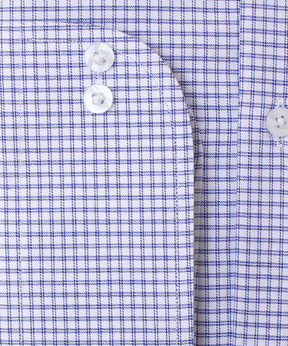 PURPLE CHECK FORMAL SHIRT