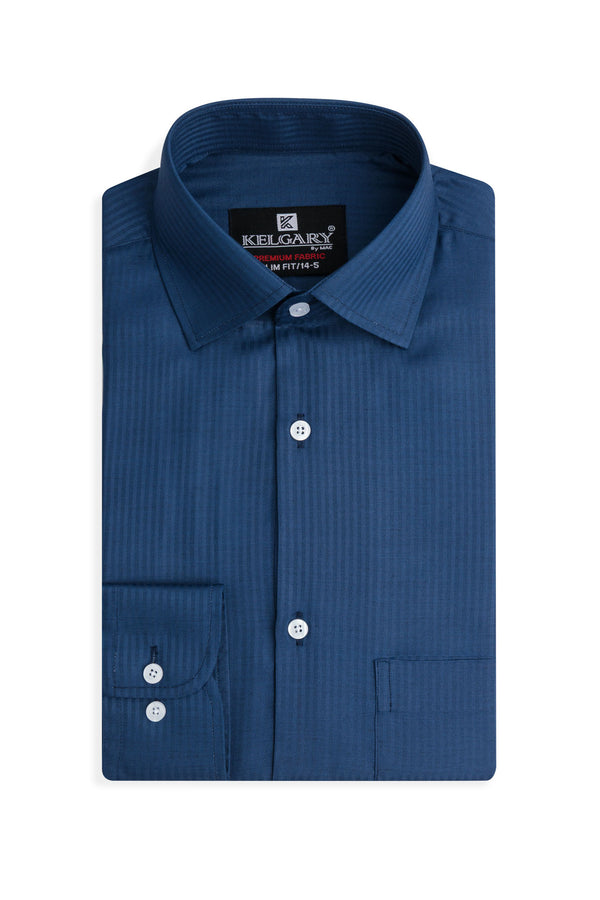 Blue Self lining shirt new collection