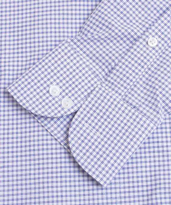 PURPLE CHECK FORMAL SHIRT