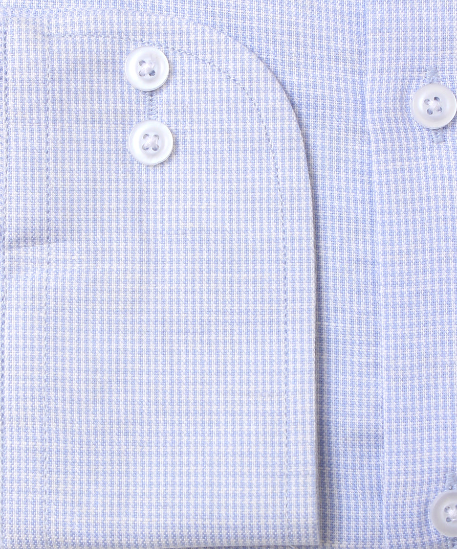 BLUE HAZE TEXTURED FORMAL SHIRT