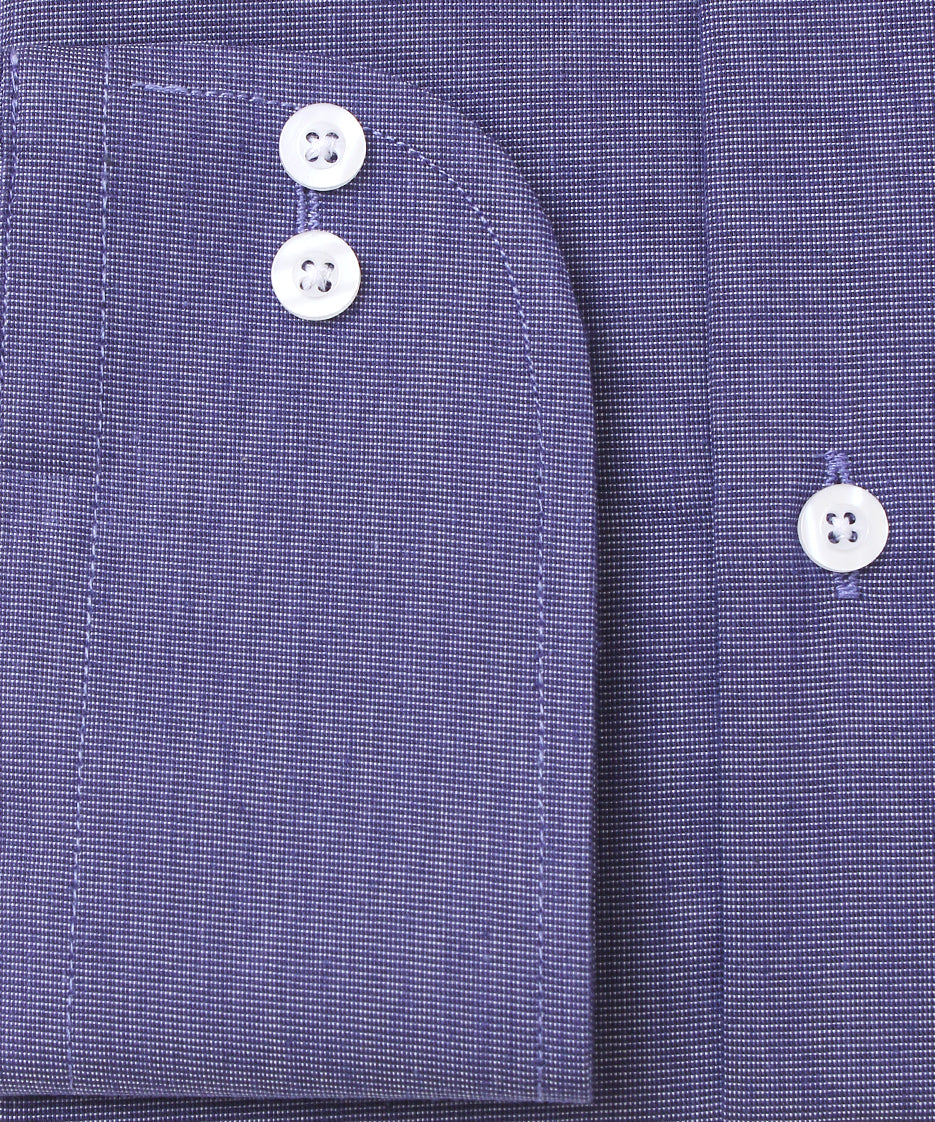 TWILIGHT BLUE DOTTED FORMAL SHIRT