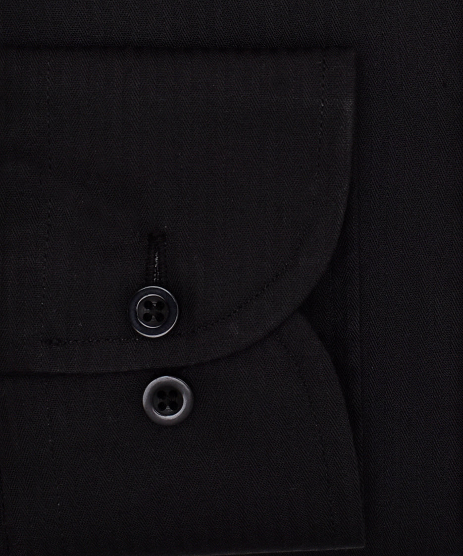 BLACK LINING SELF TEXTURED FORMAL SHIRT