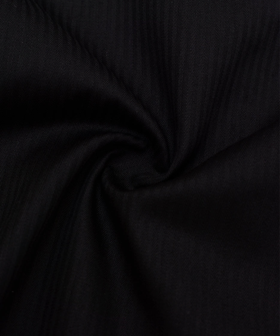 BLACK LINING SELF TEXTURED FORMAL SHIRT