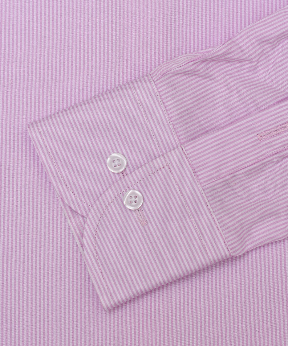 PINK WHITE LINING  FORMAL SHIRT