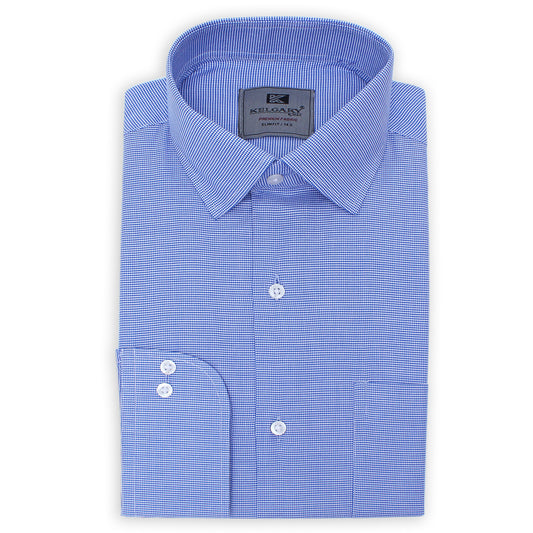 LIGHT BLUE DOBBY FORMAL SHIRT