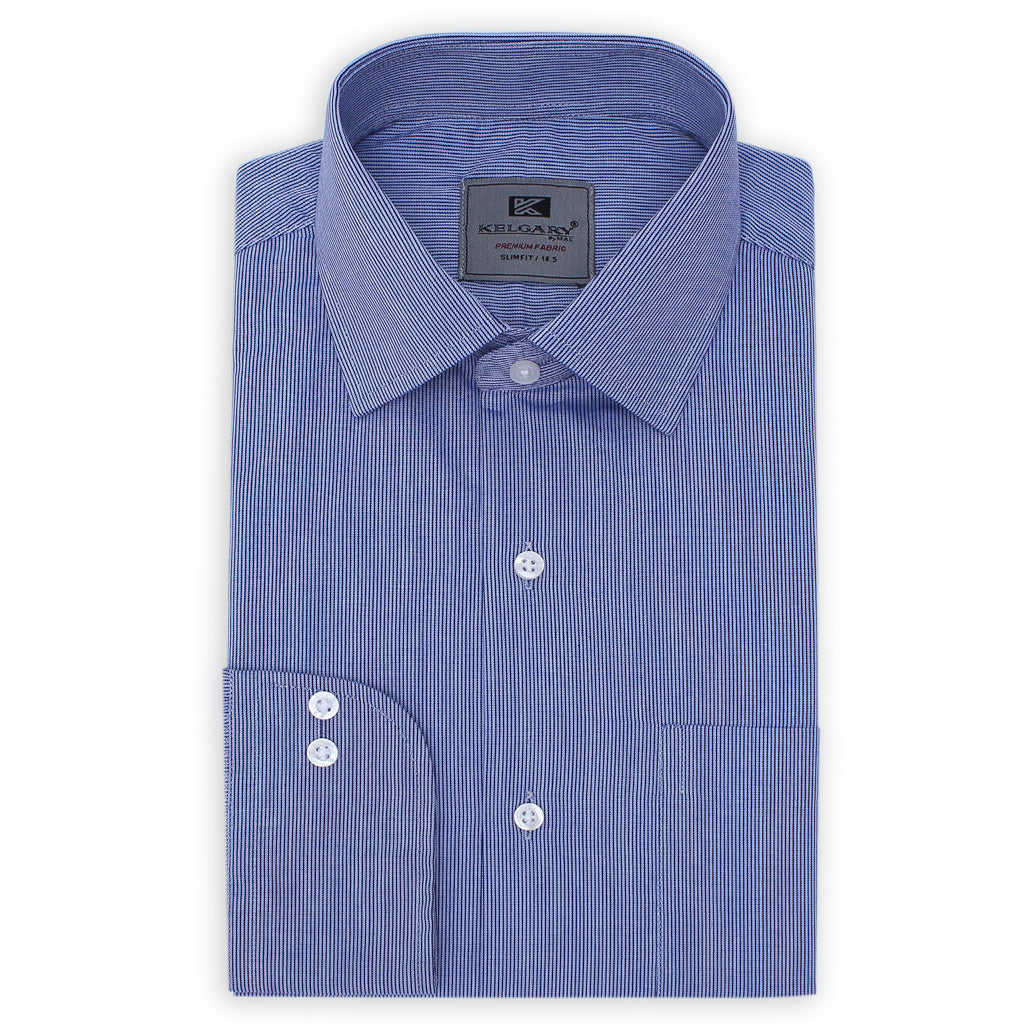 BLUE ROPE LINING FORMAL SHIRT