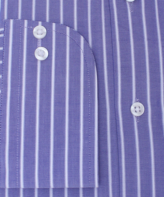 PURPLE WITH WHITE LINING FORMAL SHIRT