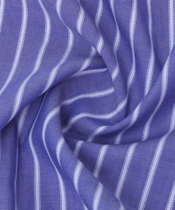 PURPLE WITH WHITE LINING FORMAL SHIRT