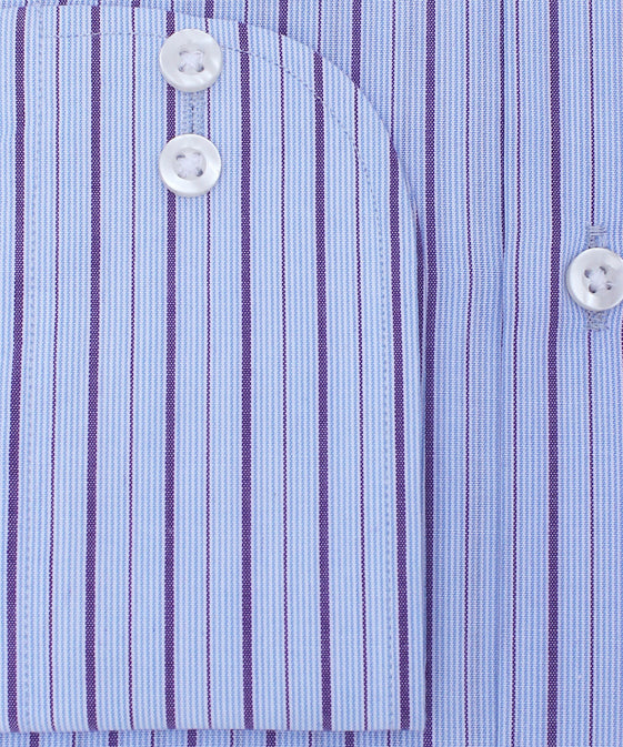 LIGHT PURPLE STRIPES FORMAL SHIRT