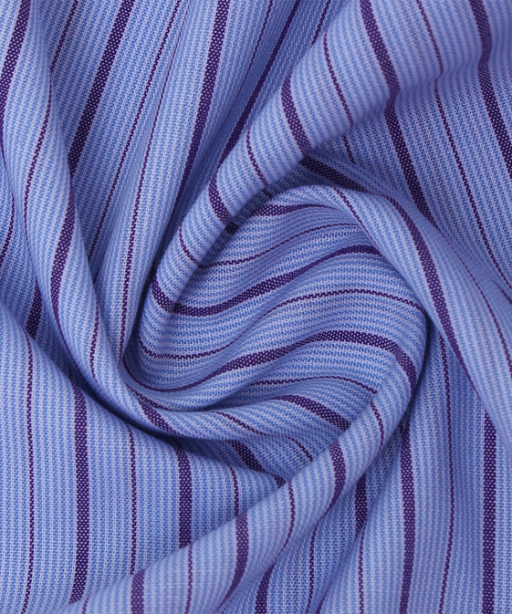 LIGHT PURPLE STRIPES FORMAL SHIRT