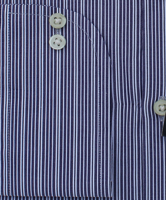 BLUE WITH 3D STRIPES FORMAL SHIRT