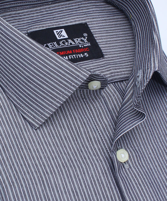 GREY LINING FORMAL SHIRT