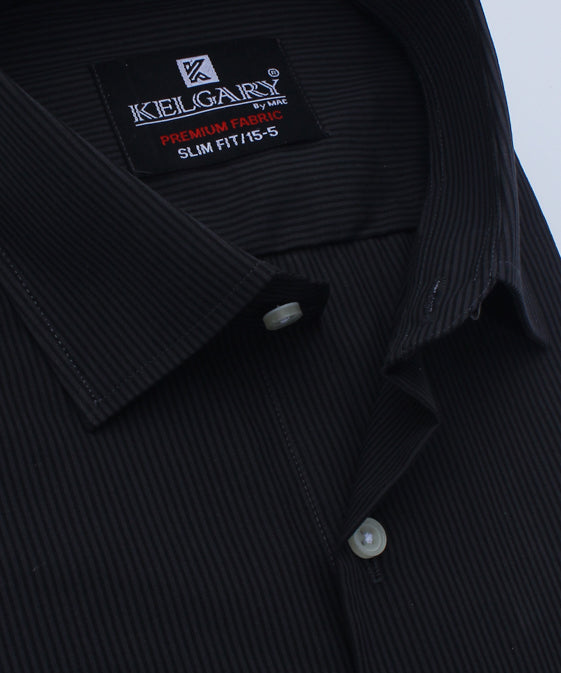 PREMIUM BLACK  LINING FORMAL SHIRT