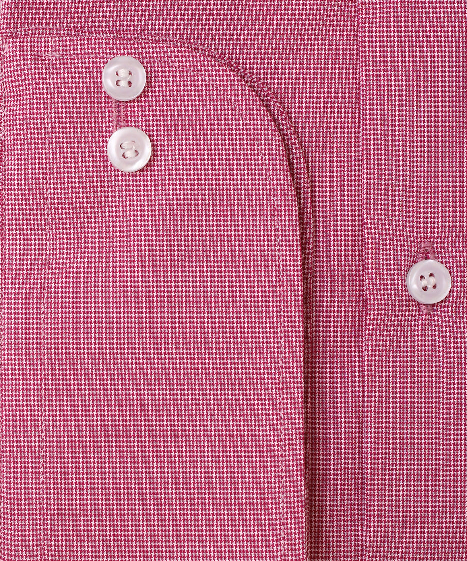 DARK PINK DOTTED FORMAL SHIRT