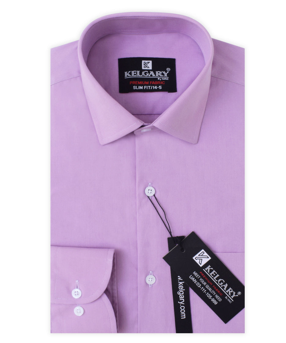 LIGHT PURPLE PLAIN FORMAL SHIRT