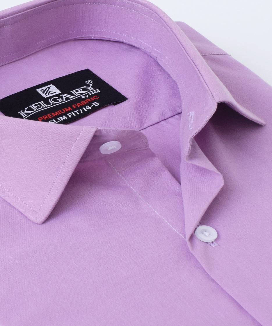 LIGHT PURPLE PLAIN FORMAL SHIRT