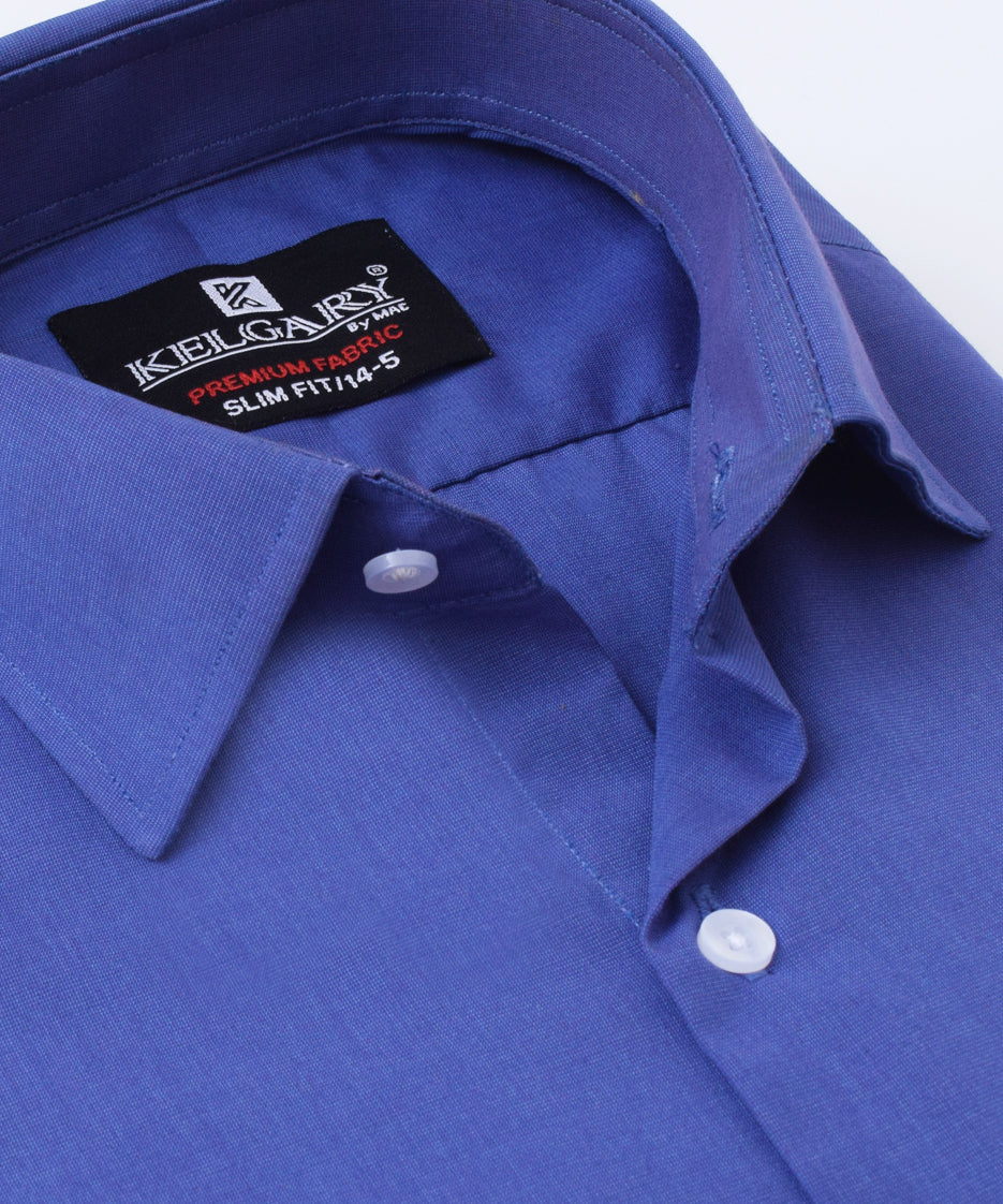 ROYAL BLUE PLAIN FORMAL SHIRT