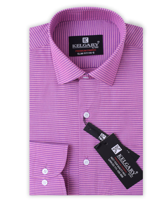 PURPLE  PINK DUEL LINING FORMAL SHIRT