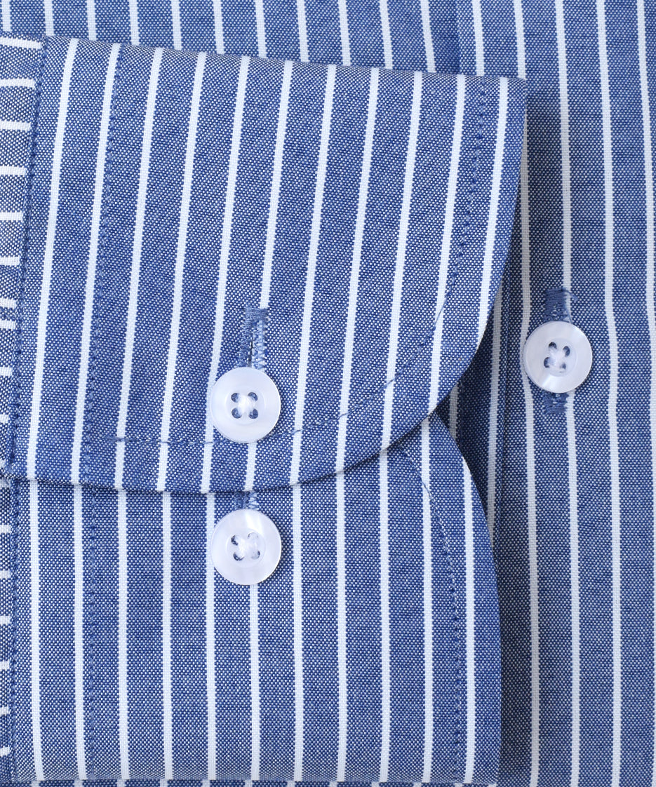 DARK BLUE WITHE STRIPS FORMAL SHIRT