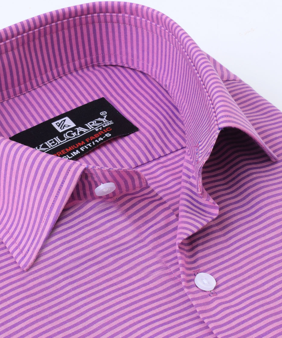 PURPLE  PINK DUEL LINING FORMAL SHIRT