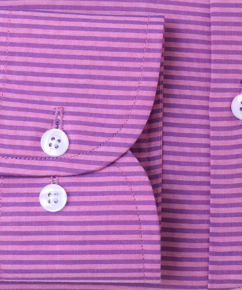 PURPLE  PINK DUEL LINING FORMAL SHIRT