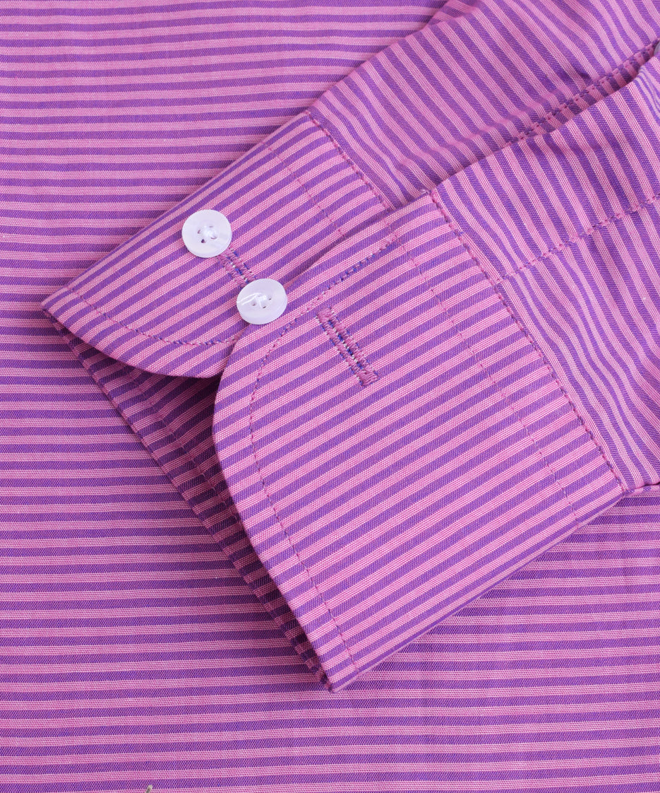 PURPLE  PINK DUEL LINING FORMAL SHIRT