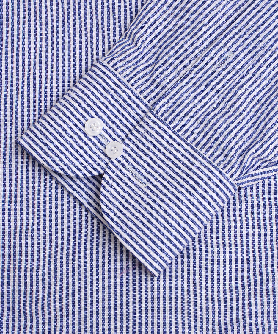 BLUE WITH WHITE LINING FORMAL SHIRT