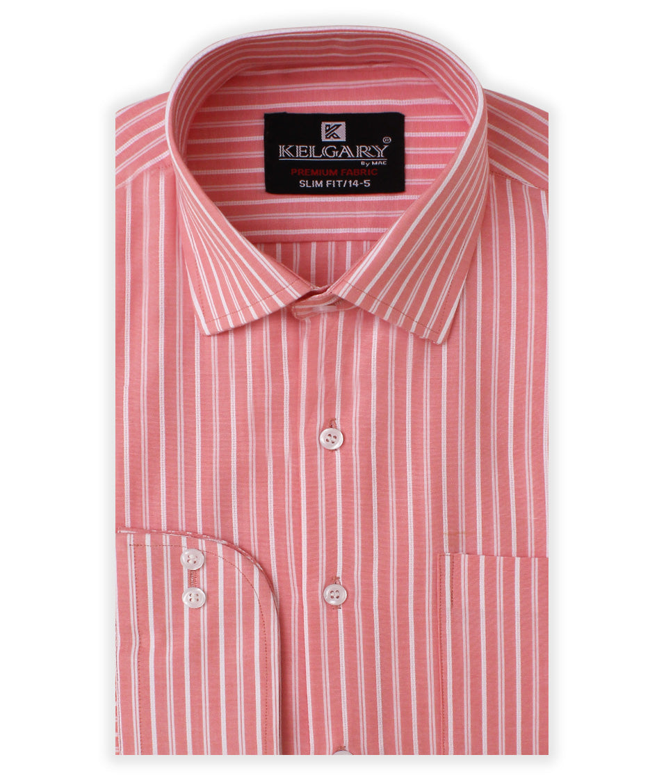 RUDY PINK MULTI STRIPES FORMAL SHIRT