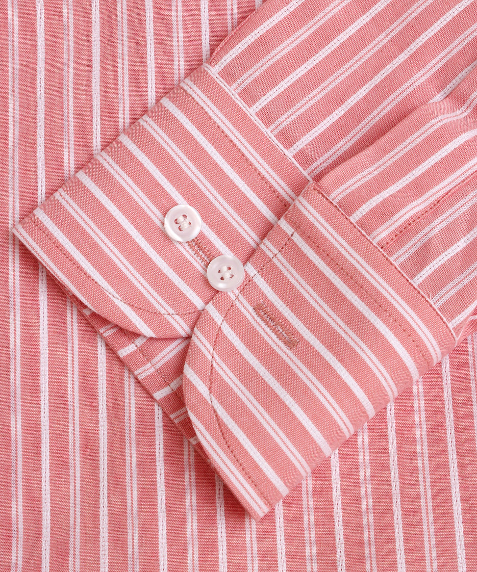 RUDY PINK MULTI STRIPES FORMAL SHIRT