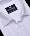 WHITE TEXTURE FORMAL  SHIRT  ( New Collection )