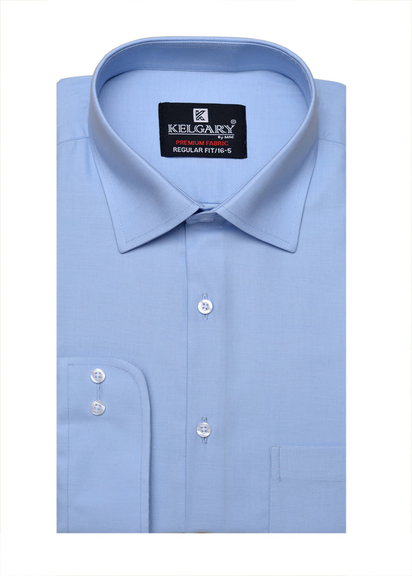 Sky blue plain shirt   ( New Collection )