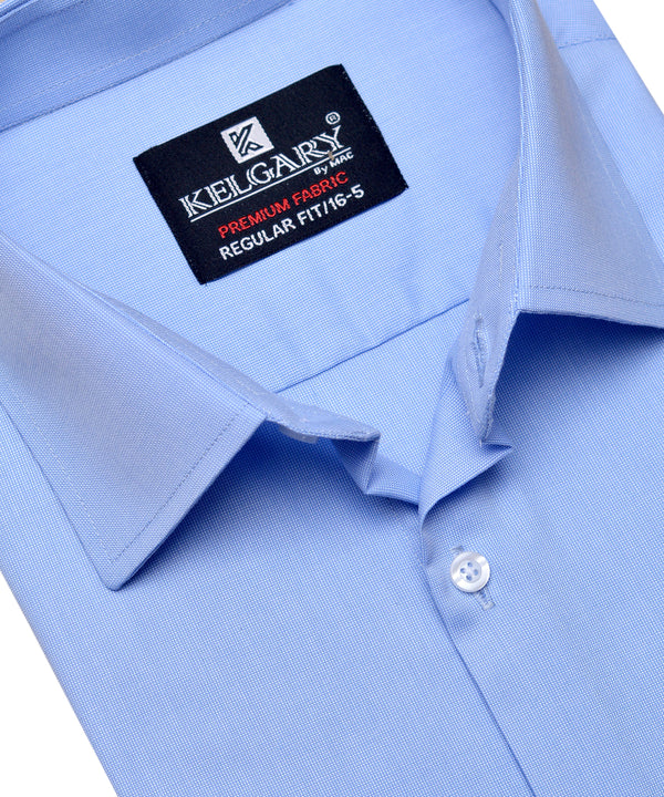 SKY SELF TEXTURE FORMAL SHIRT ( New Collection)