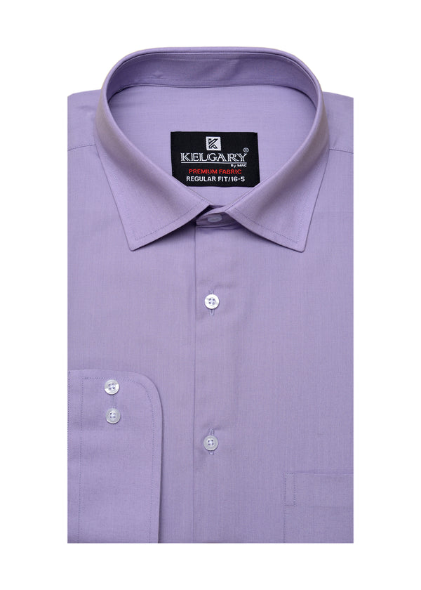 Lavender plain shirt  ( New Collection )